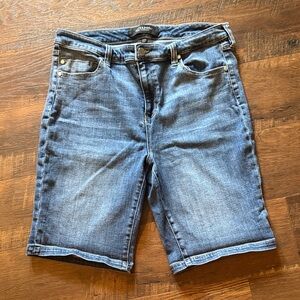 Denim Bermuda Shorts